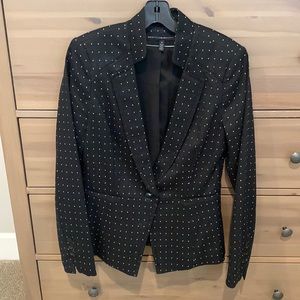 White House Black Market Polka dot Blazer